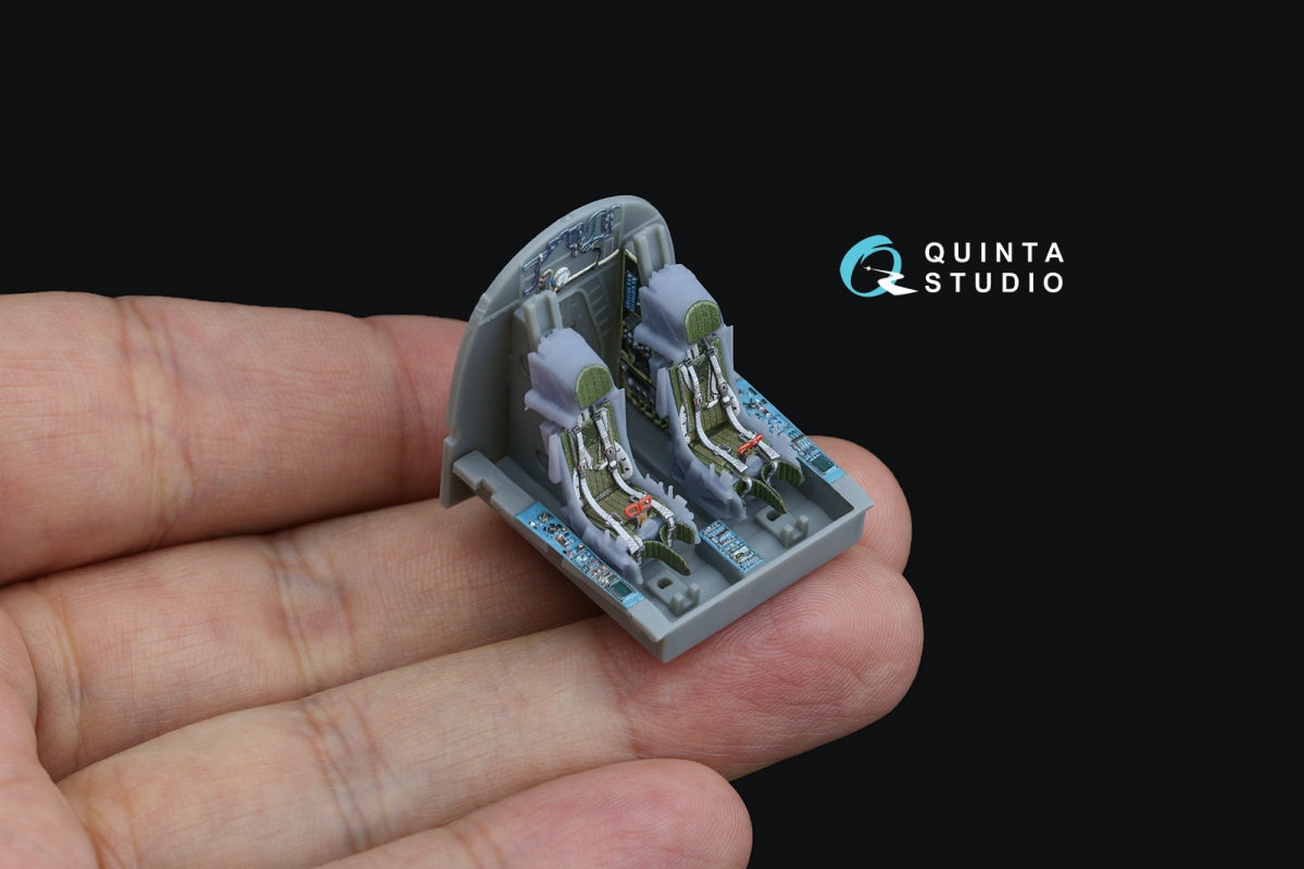 Quinta Studio QD+72157 Su-34 3D-Printed coloured Interior on decal paper (Trumpeter) (with 3D-printed resin part) 1/72 – immagine 15