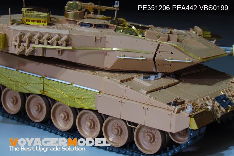 Voyager Model PE351206 Modern German Leopard 2A6 MBT w/CDN Boxes Basic (For RFM 5076) 1/35 – imagen 4