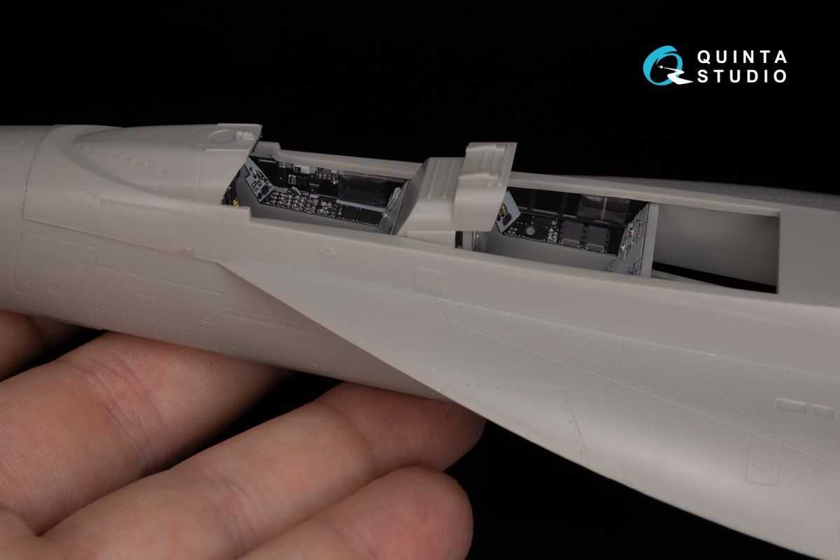 Quinta Studio QD48050 F/A-18F early 3D-Printed &amp;amp; coloured Interior on decal paper (Hasegawa) 1/48 – Bild 10