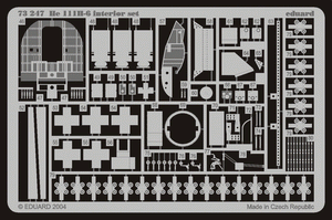 Eduard 73247 He 111H-6 interior 1/72 HASEGAWA – immagine 2