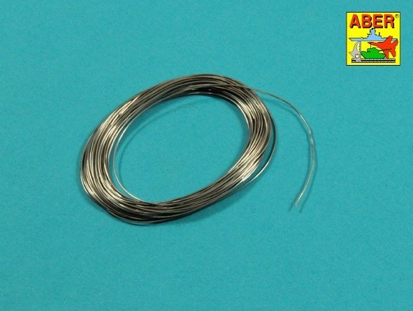 Aber SW-050 Drut cynowy o średnicy 0,50 mm długość 5m / Soldering wire diameter 0,50mm length 5m – zdjęcie 2