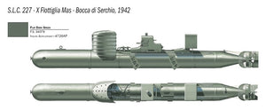 Italeri 5621 S.L.C. MAIALE with crew 1/35 – imagen 3