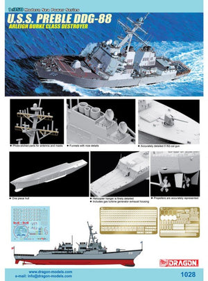 Dragon 1028 USS Preble DDG-88 1/350 – imagen 2