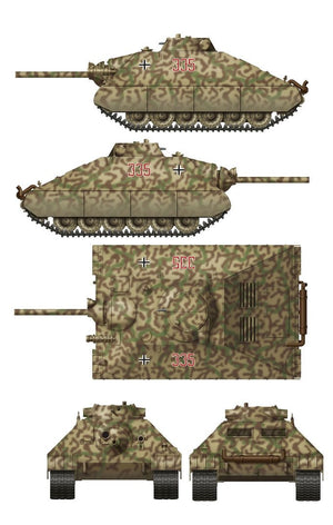 Das Werk DW35019 Schwerer kleiner Panzerkampfwagen German Heavy Tank Project 1944 (2 in 1) 1/35 – Bild 3