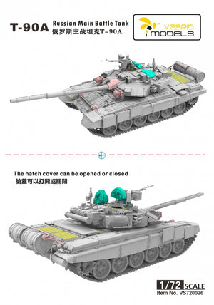 Maquette Vespid Models VS720026 T-90A Char de combat principal 1/72 – image 2