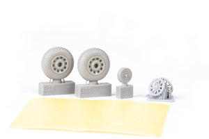Eduard 648986 P-51B / C wheels diamond tread EDUARD 1/48 – immagine 3