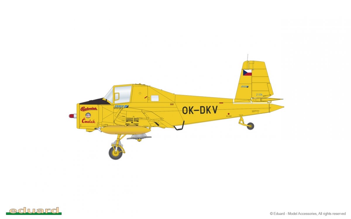 Eduard D72031 Z-37A Čmelák for EDUARD 1/72 – immagine 4