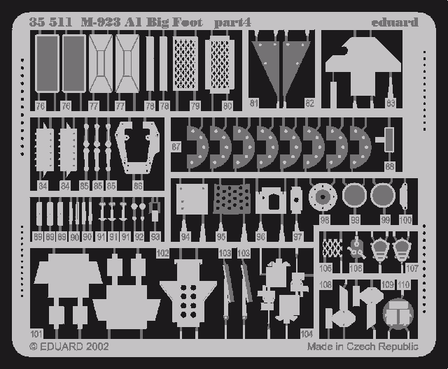 Eduard 35511 M-923 A1 Big Foot 1/35 Italeri – image 4