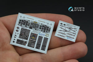 Quinta Studio QD48464 CH-47A 3D-Printed coloured Interior on decal paper (HobbyBoss) 1/48 – Bild 2