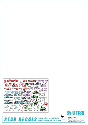Star Decals 35-C1189 Artillerie américaine 1re Guerre de Corée 1950-53 1/35 – image 2
