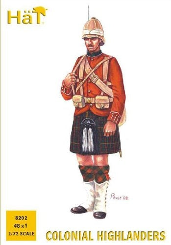 Hat 8202 Colonial Wars Highland Infantry 1/72