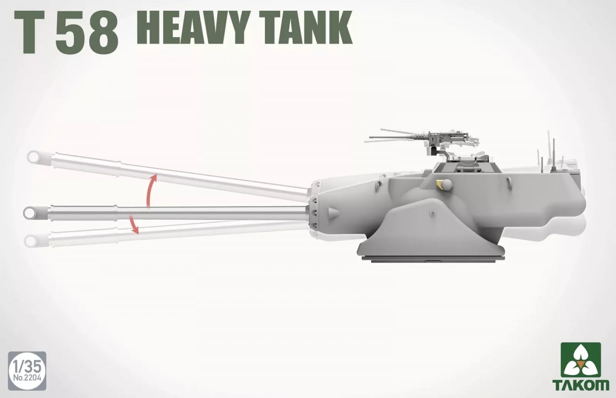 Takom 2204 T58 Heavy Tank 1/35 – immagine 4