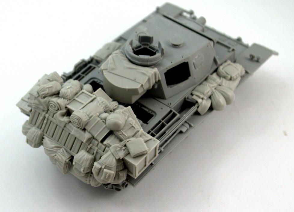 Panzer Art RE35-539 Stowage set for Pz.Kpfw III (Ausf J-N) 1/35 – zdjęcie 3