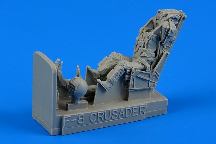 Aerobonus 480075 Pilote de chasse de l'US Navy avec siège éjectable pour F-8E/H/J/K Crusader 1/48 