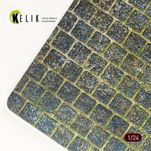 KELIK KS24011 Cobblestone road 1910s-1930s Base - Acrylic 3 mm (280 x 180 mm) (170 g) (210 g) 1/24 – immagine 3