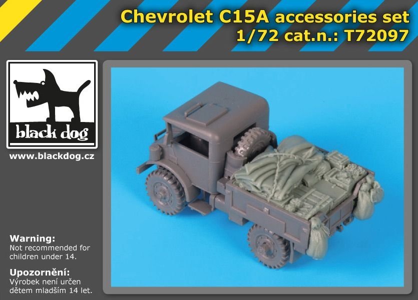Black Dog T72097 Chevrolet C15A accessories set for IBG Models 1/72 – Bild 2