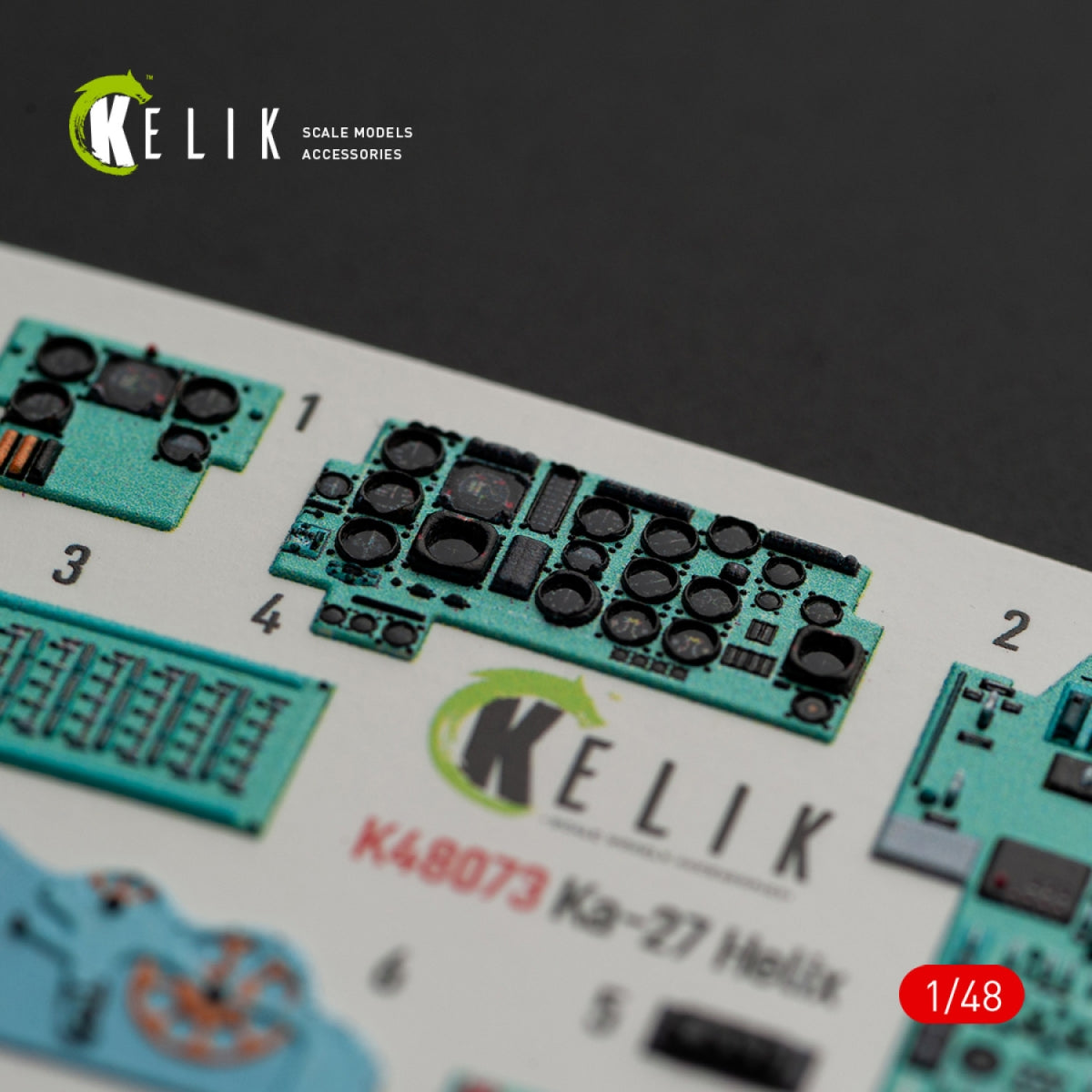 KELIK K48073 Ka-27 Helix interior 3D decals for HobbyBoss kit 1/48 – immagine 7