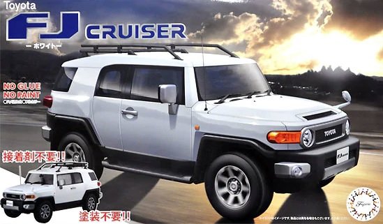 Fujimi 066127 Toyota FJ Cruiser (Blanc) 1/24