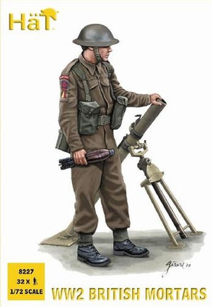 Hat 8227 WWII British Mortars 1/72