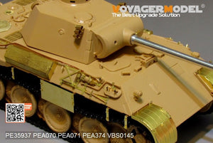 Maquette Voyager PE35937 Chars Panther D allemands de la Seconde Guerre mondiale (modèle de base) pour MENG TS-038 au 1/35 – image 5