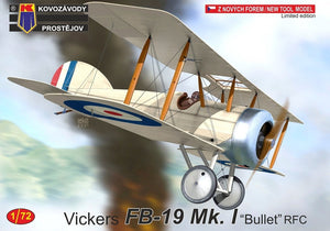 Kovozavody Prostejov KPM0249 Vickers FB-19 Mk.I « Bullet » RFC 1/72