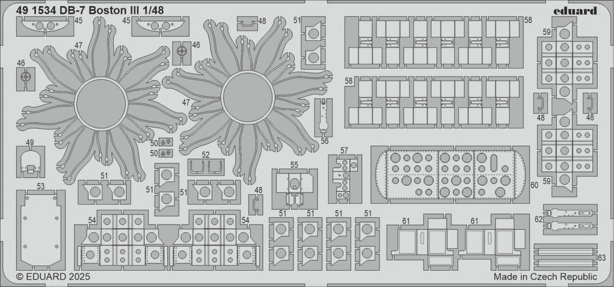 Eduard 491534 DB-7 Boston III HONG KONG MODELS 1/48 – zdjęcie 2