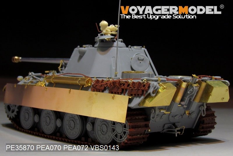Voyager Model PE35870 WWII German Panther II Prototype Design Plan basic for AMUSING HOBBY 1/35 – Bild 10