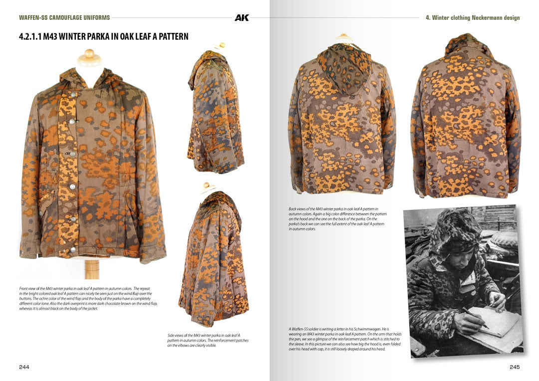 AK Interactive AK130008 WAFFEN-SS CAMOUFLAGE UNIFORMS BY WERNER PALINCKX ( English ) – zdjęcie 15