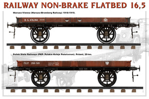 MiniArt 39004 RAILWAY NON-BRAKE FLATBED 16,5 t 1/35 – Bild 6
