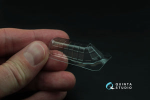 Quinta Studio QC72005 Pe-8 vacuformed clear canopy (for 7264 Zvezda kit) 1/72 – immagine 3