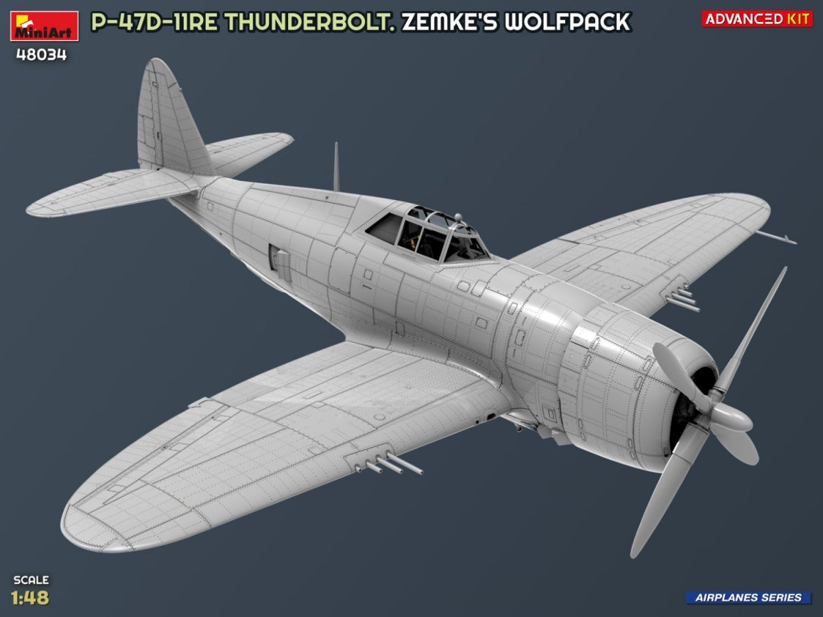 MiniArt 48034 P-47D-11RE Thunderbolt. Zemke&amp;#39;s Wolfpack. Advanced Kit 1/48 – imagen 7