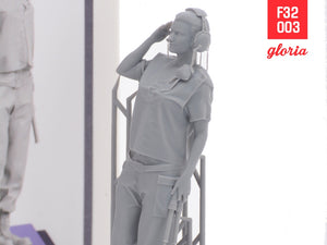 Gloria F32003 Ground Crew US Air Force vol.3 3D Printed Figures 1/32 – immagine 3