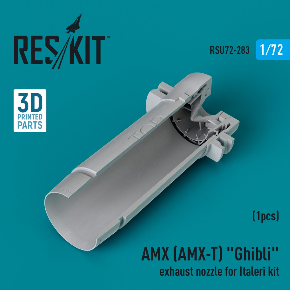 RESKIT RSU72-0283 AMX (AMX-T) « Ghibli » tuyère d'échappement pour maquette Italeri (impression 3D) 1/72 