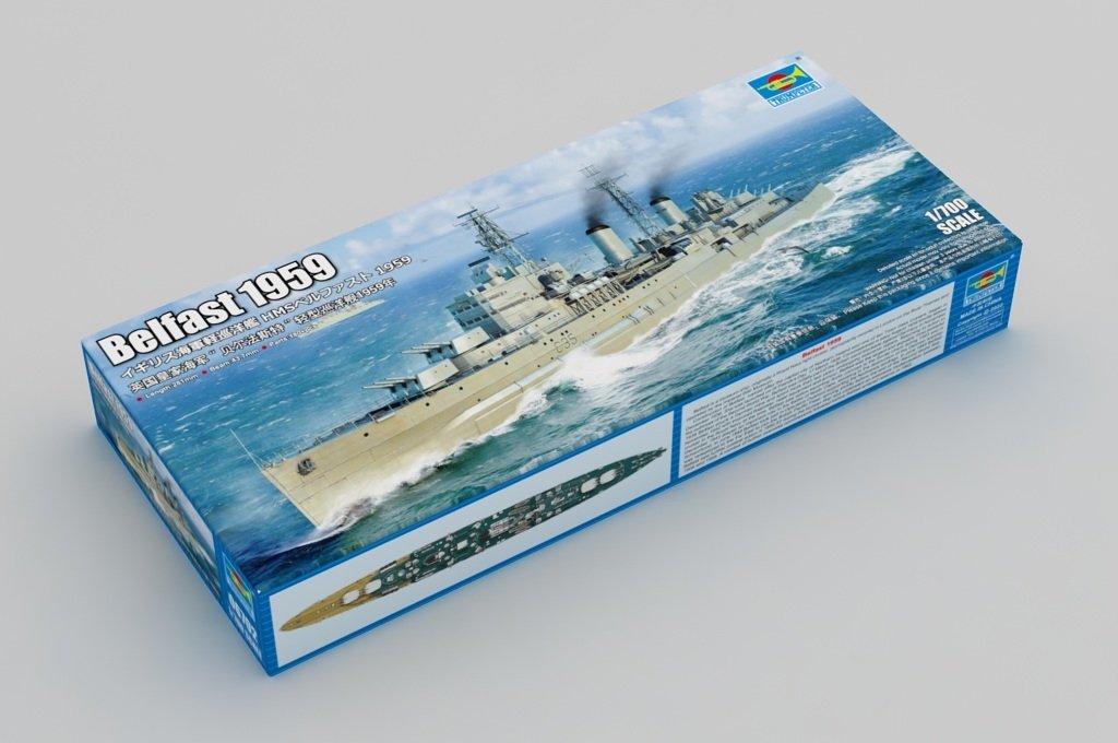 Trumpeter 06702 HMS Belfast 1959 1/700 – image 2