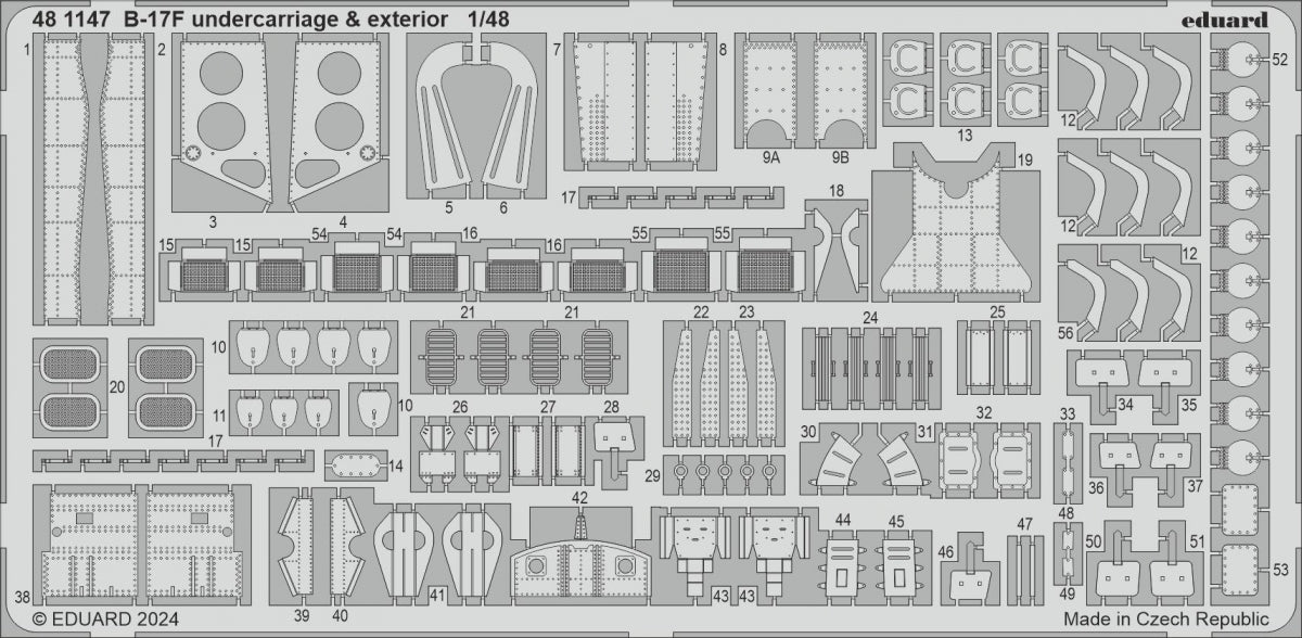 Eduard BIG49428 B-17F PART II EDUARD 1/48 – Bild 2