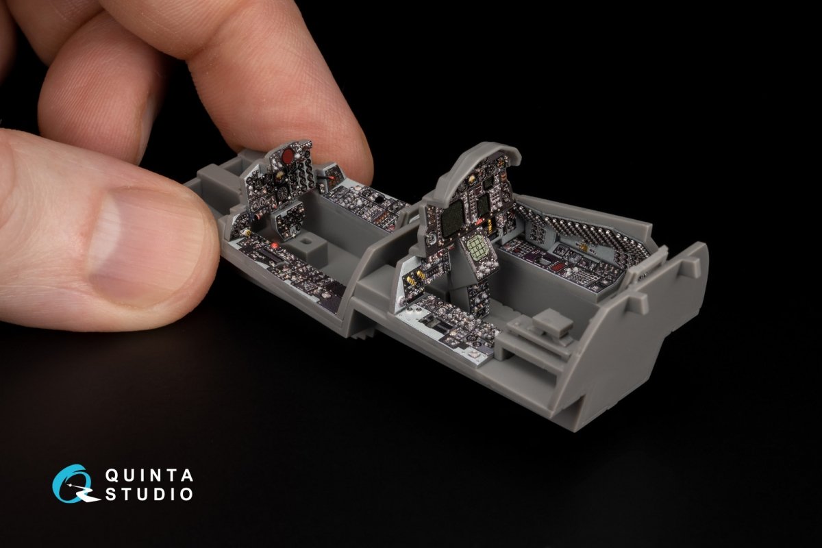 Quinta Studio QD48342 F-4G late 3D-Printed &amp;amp; coloured Interior on decal paper (Meng) 1/48 – immagine 11