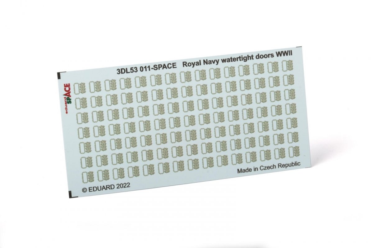 Eduard 3DL53011 Royal Navy watertight doors WWII SPACE 1/350 – immagine 2
