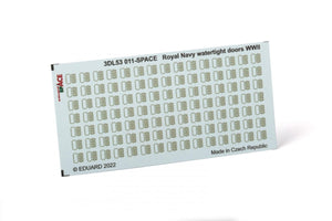 Eduard 3DL53011 Royal Navy watertight doors WWII SPACE 1/350 – immagine 2