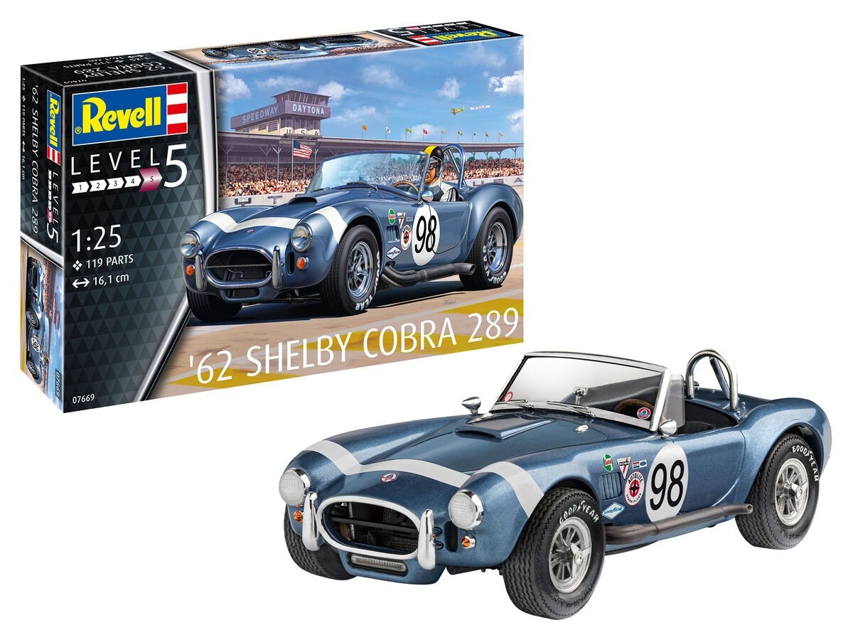 Revell 07669 &amp;#39;62 Shelby Cobra 289 1/25