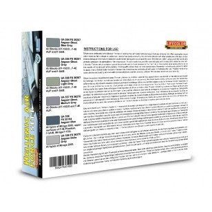 Coffret de peinture acrylique Lifecolor XS15, motif Armée de l&amp;#39;air hellénique, lot de 1 (6 x 22 ml) – image 2