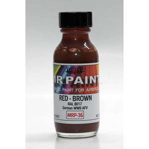 MR. Paint MRP-036 Red Brown RAL 8017 WWII German AFV 30ml – immagine 2
