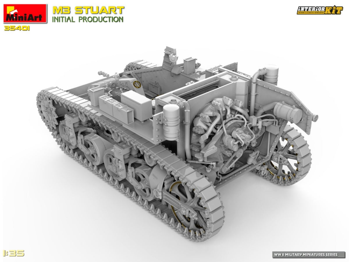 MiniArt 35401 M3 STUART INITIAL PRODUCTION 1/35 – Bild 9