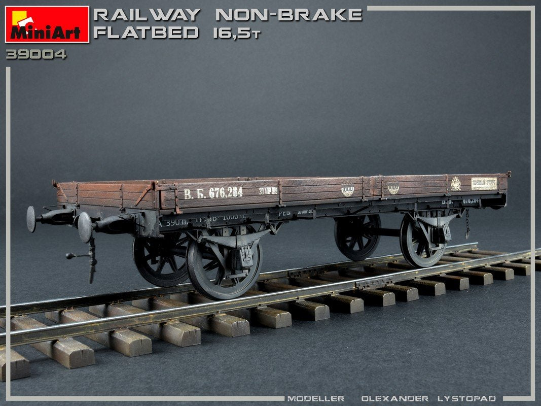 MiniArt 39004 RAILWAY NON-BRAKE FLATBED 16,5 t 1/35 – Bild 2