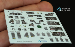 Quinta Studio QD48070 F-14D 3D-Printed &amp;amp; coloured Interior on decal paper (for Tamiya kit) 1/48 – immagine 4