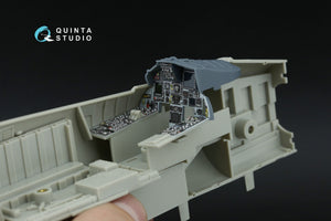 Quinta Studio QDS+32252 F-15C PAD-upgraded 3D-Printed &amp;amp; coloured Interior on decal paper (Tamiya) (Small version) (with 3D-printed resin parts) 1/32 – immagine 9