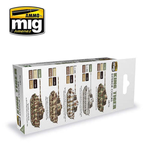 Ammo of Mig Jimenez 7166 KING TIGER EXTERIOR COLOR (SPECIAL TAKOM EDITION) VOL.2 6x17ml – imagen 2