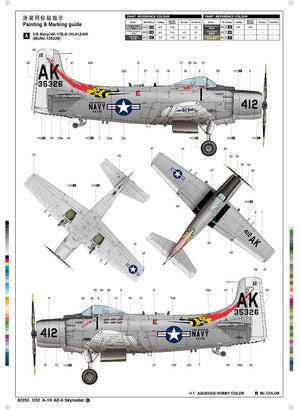 Trumpeter 02253 A-1H AD-6 Skyraider 1/32 – imagen 3