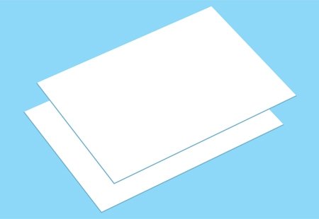 Tamiya 70215 Heat Shrinking PLA-PLATE B6 Size (White / 2pcs.) white boards 2pcs