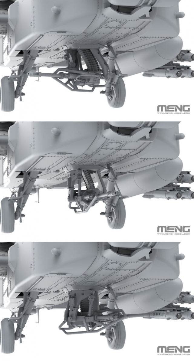 Maquette Meng QS-005S AH-64 D Saraf - Hélicoptère d&amp;#39;attaque lourd (Force aérienne israélienne) avec figurines 1/35 – image 9
