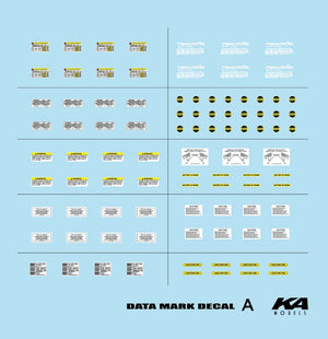 KA Models KD-24015 Data Decal A